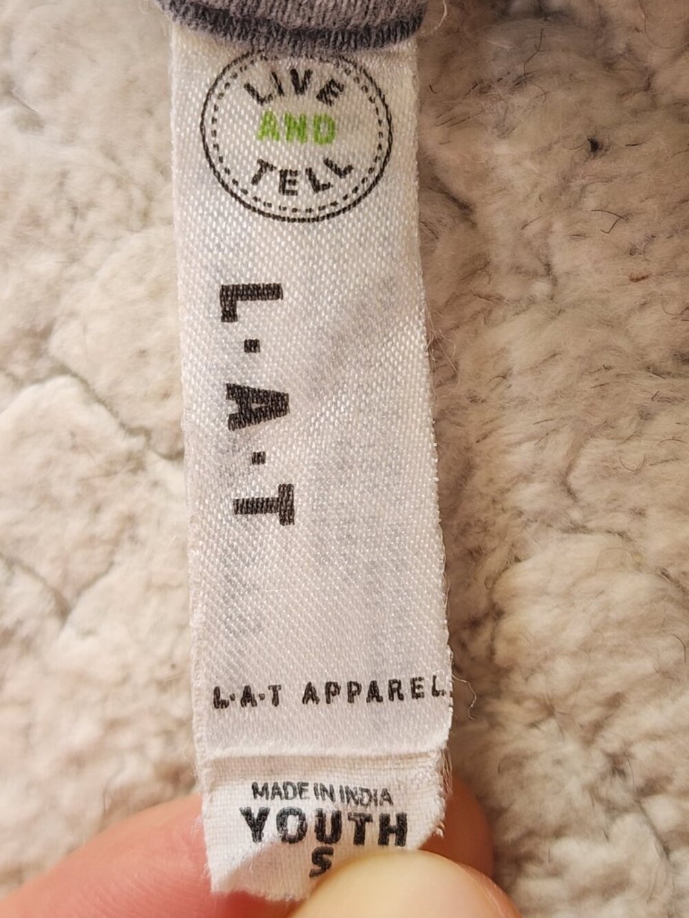 LAT Apparel youth Merry Christmas truck gray long sleeve tee shirt size small - Picture 5 of 7